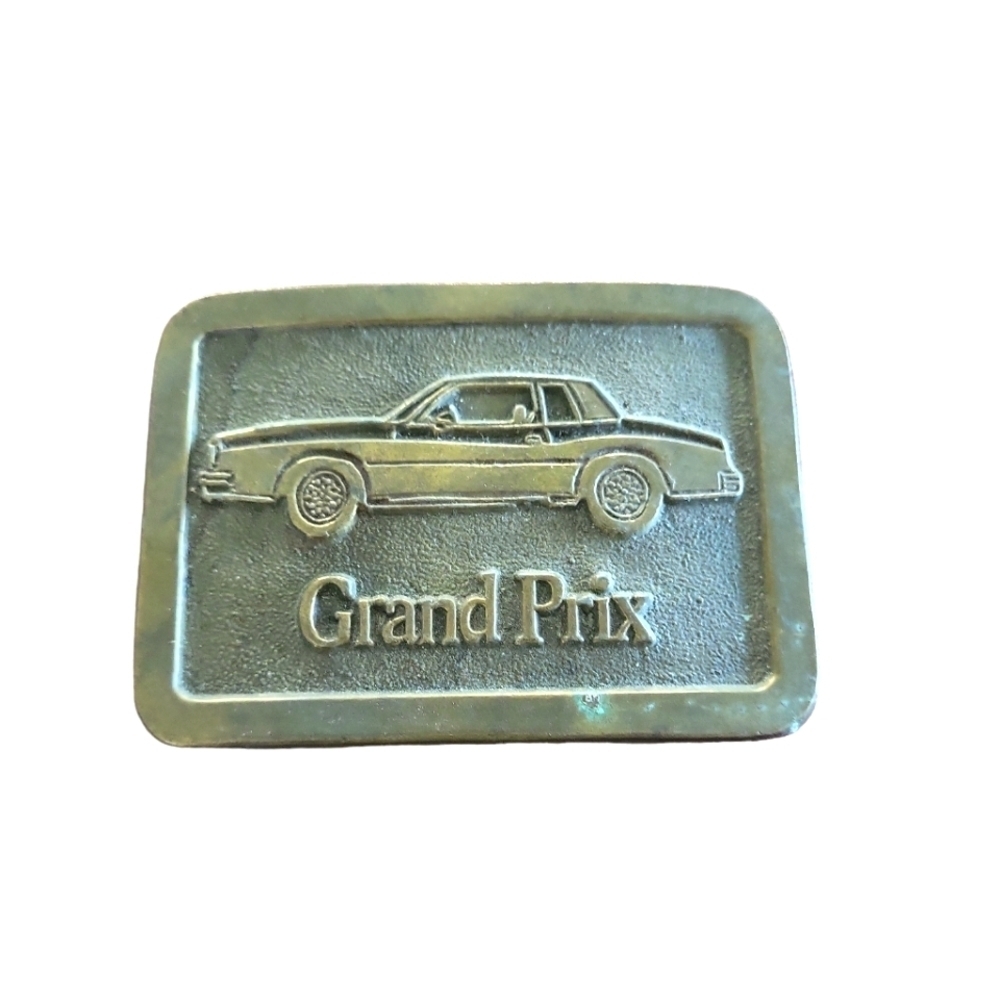 Vintage Pontiac Grand Prix belt buckle